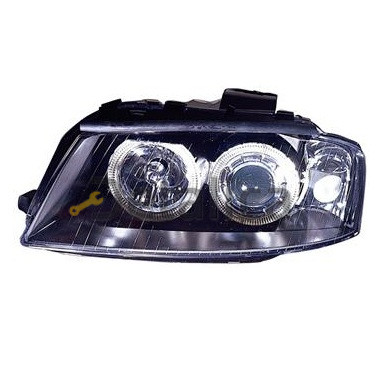 Фары комплект тюнинг со светящимися ободками для Ауди А3 8P Фары комплект тюнинг со светящимися ободками для Ауди А3 8P